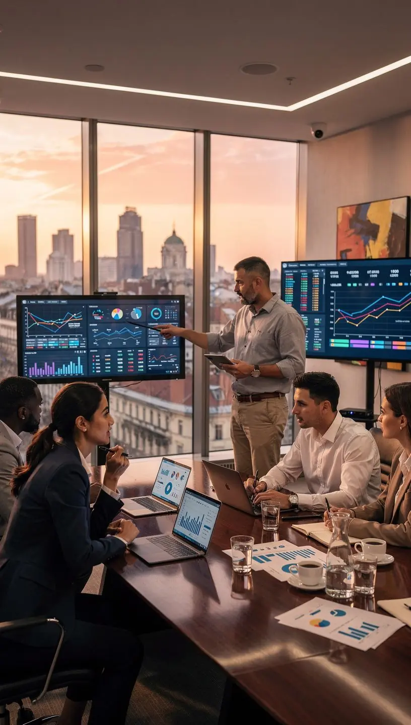 Modern office environment